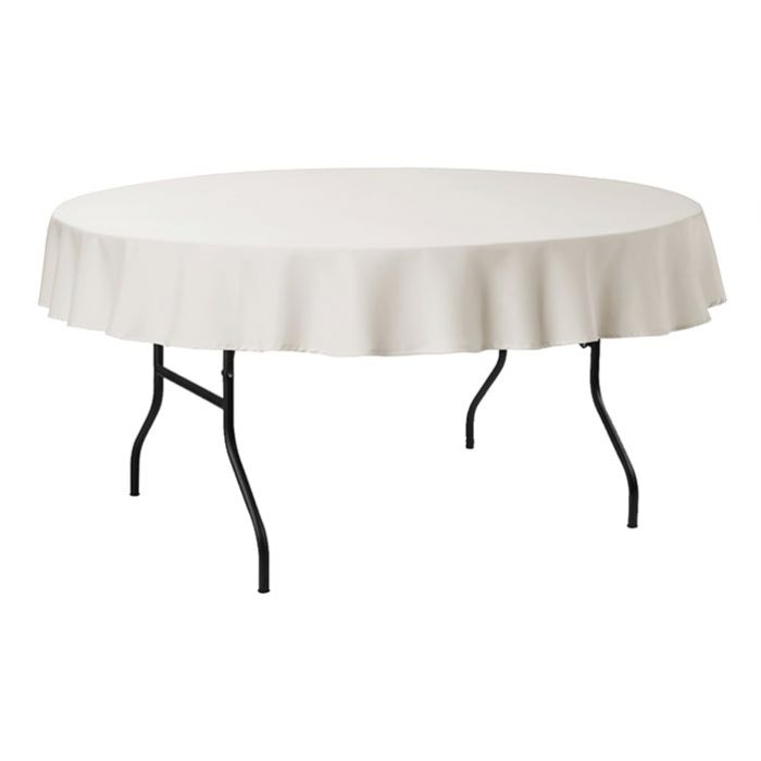 Tafellaken rond 183 Wit