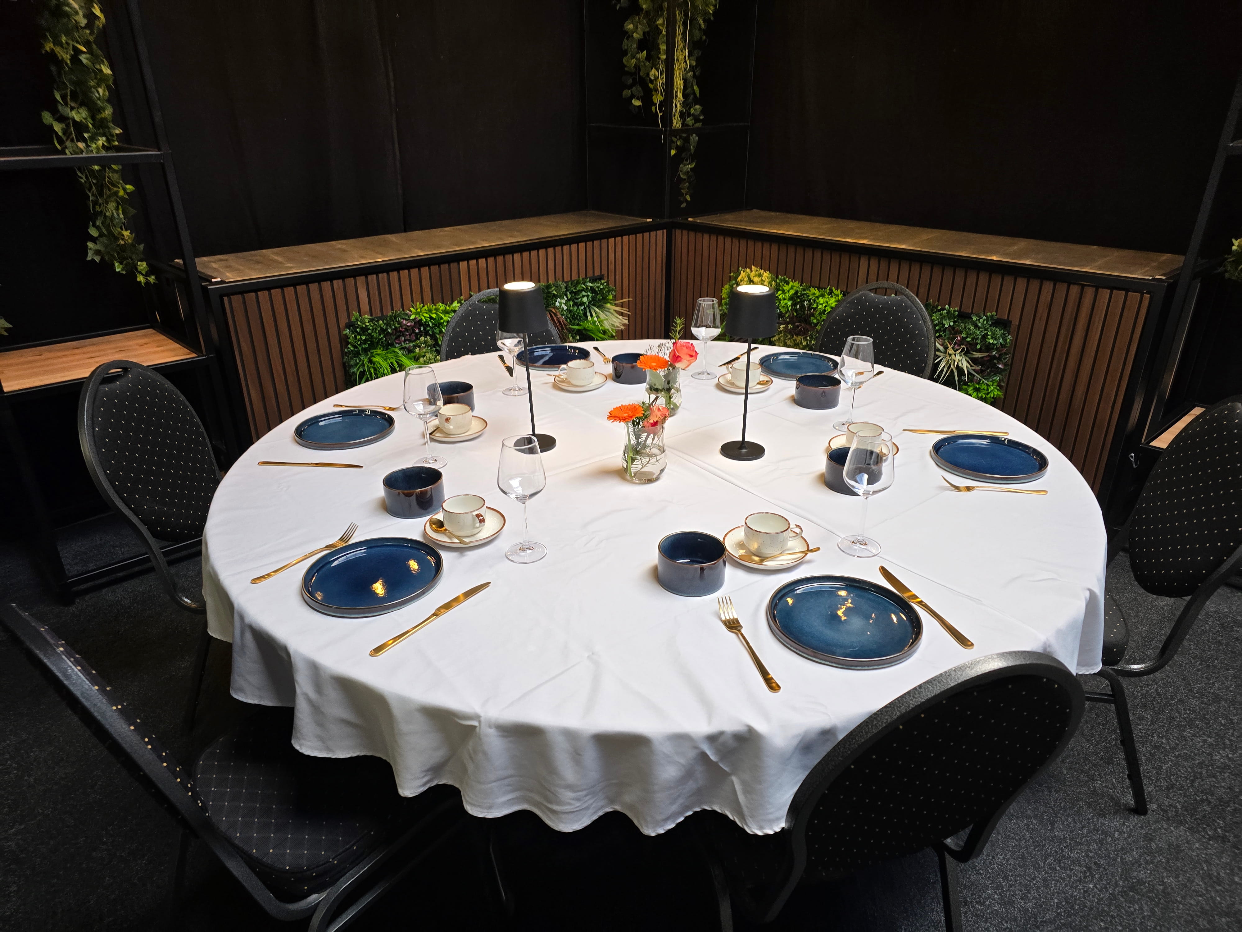 Bord Quintana blue 22cm